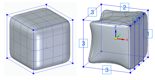 Utilisation de la fonction Raccorder sur une cage